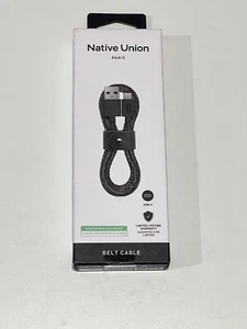 Native Union Belt Cable 4' USB-C to USB-A Cable - Cosmos OPEN BOX - Picture 1 of 2