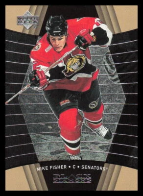 1999-00 Upper Deck Black Diamond #61 Mike Fisher  Ottawa Senators  Rookie - Image 1 of 2