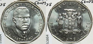 Jamaica 1975 50 Cents 153864 combine shipping - Picture 1 of 3