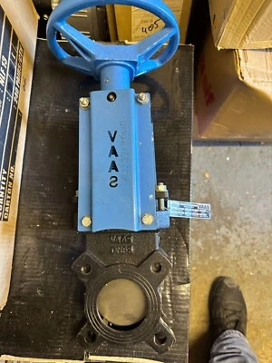 VAAS 65mm Stainless knife gate valve manually actuated - Model 930 - Image 1 of 2
