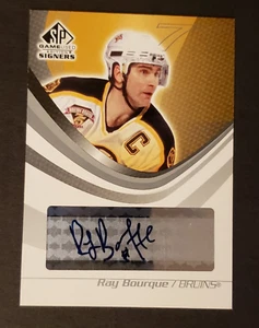 Upper Deck UD SP 2004 juego usado firmantes Ray Bourque automático #SPS-RB - Imagen 1 de 16