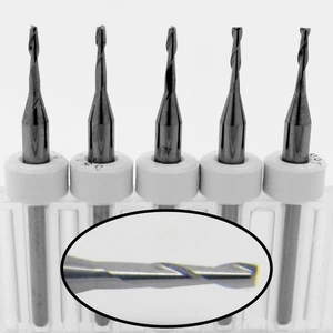 .050" Two Flute Carbide End Mills FIVE Pieces 1/8 shaft MADE in USA cnc UMT113 - Picture 1 of 3