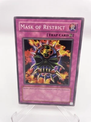 Mask of Restrict DB1-EN221 – Yu-Gi-Oh! Dark Beginning 1 Unlimited Rare NM - Image 1 of 2