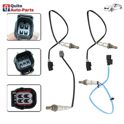 4Pcs 02 Oxygen Sensor Up+Down For Acura MDX RLX 2014-2020 RDX 3.5L V6 2013-2018 - Image 1 of 4
