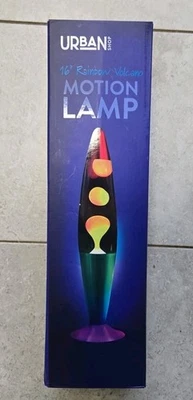 URBAN SHOP LAVA LAMP | 16" Rainbow Motion Volcano Lamp | NEW IN BOX - Image 1 of 4