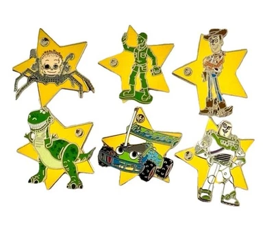 Conjunto de 6 pinos Toy Story parques da Disney 2024 Hidden Disney Star Series Pixar completo - Imagem 1 de 2