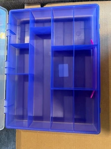 Romanoff Organizer Box: Large Purple Color (11 Compartments) - Picture 1 of 2