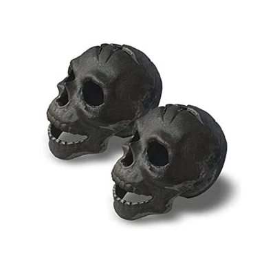 pcs Refractory Materials Fireproof Imitated Human Fire Pit Skulls Gas Log for 2 - Imagem 1 de 4
