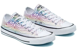 Converse Chuck Taylor All Star Ox "All Of The Stars" Women's Sz 6 White 565440F - Picture 1 of 6