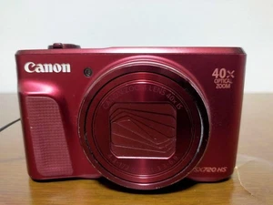 Canon PowerShot SX720 HS 40x Optical Zoom Red with Battery - Picture 1 of 12