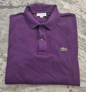Camisa Polo Lacoste Para Hombre Talla FR 4 Calce Ajustado Manga Corta Algodón - Imagen 1 de 8