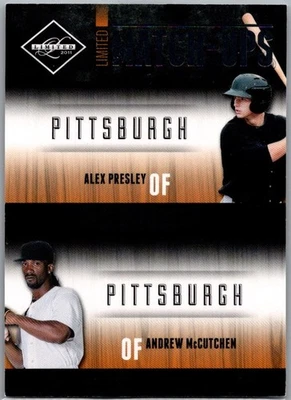 Panini Limited Match-Ups 2011/199 Andrew McCutchen Pirates radiocontrol Foto 1 de 2