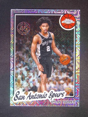 2025-26 Topps Chrome Flagship Dylan Harper RC Chrome Mojo - Image 1 of 2