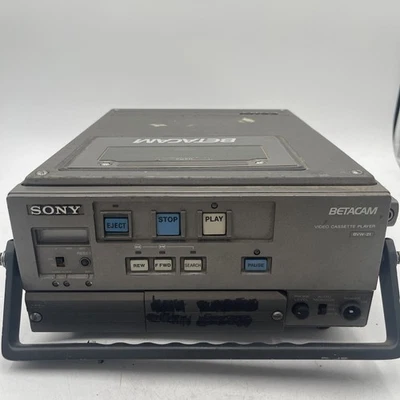 Reproductor de casete de video Sony Betacam vintage - BVW-21 piezas o reparación sin probar Foto 1 de 4
