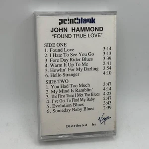 John Hammond - Found True Love Cassette 1995 Virgin Blues Advance PROMO - Picture 1 of 6