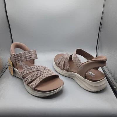 Sandalias Skechers Ultra Flex 3.0 Bonitas Combo Sin Cordones Para Mujer 6.5M Mocha A8 Foto 1 de 4