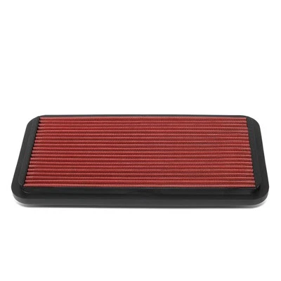 For 1986-2000 Camry Corolla Prizm ES250 Durable Drop-In Dry Panel Air Filter Red - Image 1 of 4