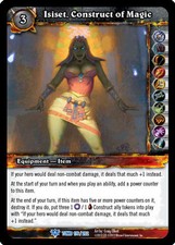 WOW WARCRAFT TCG TOMB OF THE FORGOTTEN : ISISET CONSTRUCT OF MAGIC X 4