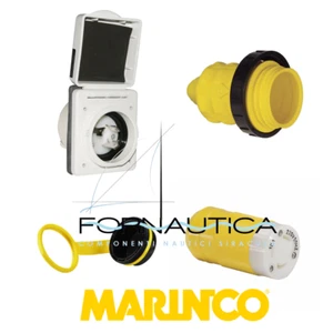 MARINCO SPINA E PRESA DA INCASSO 32A 220V - KIT COMPLETO ALIMENTAZIONE BANCHINA - Foto 1 di 1