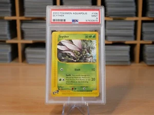 Pokemon SCYTHER 106/147 | PSA 9 | Mint | Aquapolis | 2003 - Picture 1 of 2