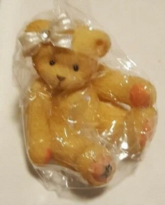 ENESCO CHERISHED TEDDIES LITTLE SPARKLES MINI APRIL NIB RETIRED AVON FINE COLLEC - Picture 1 of 2