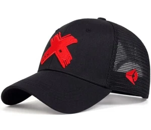 Letter X Snapback Cap Baseball Hat Casual Era Cross Hip Hop Mützen - Bild 1 von 3