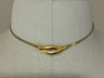 Vintage Monet Gold Tone Chain With Bar Pendant Collar Necklace 15"