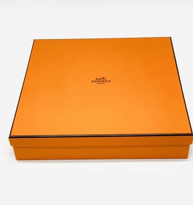 Original Hermes Medium Square Storage Box Empty 11x9x3 Gift Box - Image 1 of 4