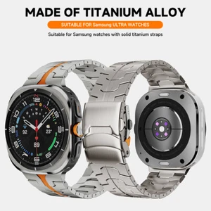 Tytanowy pasek do Galaxy Watch Ultra 47mm Solidny metalowy pasek na rękę - Zdjęcie 1 z 18