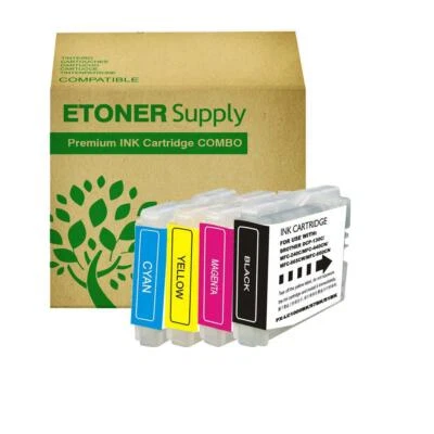 4pack LC51 ink set fits  MFC-240C MFC-230C DCP-130C MFC-685CW Printer - Image 1 of 3