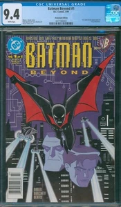 Batman Beyond #1 ⭐ NEWSSTAND EDITION - UPC VARIANT ⭐ CGC 9.4 Terry McGinnis 1999 - Bild 1 von 3