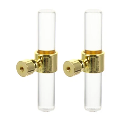  2 Pcs Griff Aus Acryl Schranktür Ziehen Knöpfe Für Badezimmerschränke - Bild 1 von 4