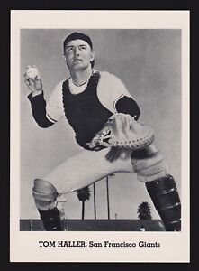 1958-65 JAY PUBLISHING  Tom Haller  GIANTS  5x7  PICTURE PACK PHOTO  EX  A