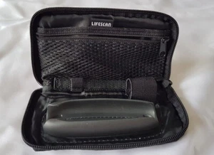 One Touch Ultra Easy (Lifescan) ~ Estuche de transporte vacío ~ Negro - Imagen 1 de 11