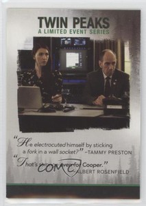 2019 Rittenhouse Twin Peaks Archives Quotable I said you've gone soft… #Q28 10a3