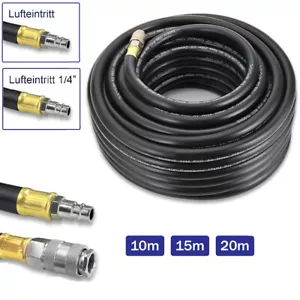 Druckluftschlauch Set Würth Gummi Schlauch + Druckluft Kupplung + Stecktülle - Bild 1 von 18