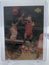 1995-96 Upper Deck Michael Jordan 1984-1985 Rookie Years Electric Court Card 137