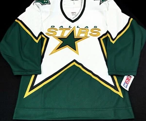 VINTAGE-NWT-2XL BLANK DALLAS STARS ROAD CIRCA 1999-2007 NHL LICENSED CCM JERSEY - Picture 1 of 5