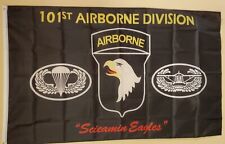 101ST Airborne Division (Screaming Eagles)  3 x 5 Flag/Banner #235