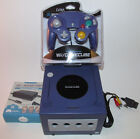 Indigo Nintendo GameCube Console Bundle System w New Purple Controller &amp; Hookups