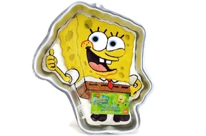 Wilton Spongebob Schwammkopf Aluminium Geburtstag Kuchenform mit Einsatz 2105-5130 - Bild 1 von 12