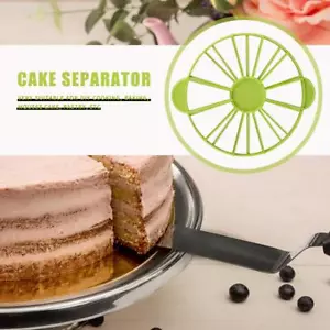 10/12 Scheiben Brot Mousse Teiler Backen Werkzeug Kuchen Rund Schneider Party Zubehör - Bild 1 von 6