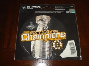Boston Bruins 2011 Stanley Cup Champion 4 inch round magnet NHL. - Picture 1 of 1
