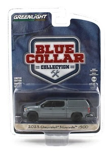 1:64 GreenLight *BLUE COLLAR 13* Grey 2020 Chevrolet Silverado 1500 Pickup NIP - Picture 1 of 1