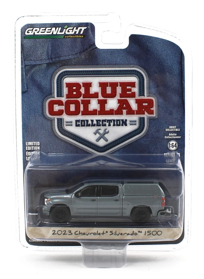 1:64 GreenLight *BLUE COLLAR 13* Grey 2020 Chevrolet Silverado 1500 Pickup NIP - Image 1 of 1