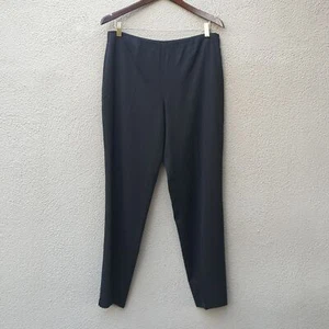 AGNONA Italy High Waist Black flare Leg Wool Silk Trousers Pants  size 30 - Picture 1 of 12