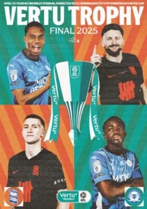 * 2025 VERTU TROPHY FINAL - BIRMINGHAM CITY v PETERBOROUGH UNITED * - Picture 1 of 1