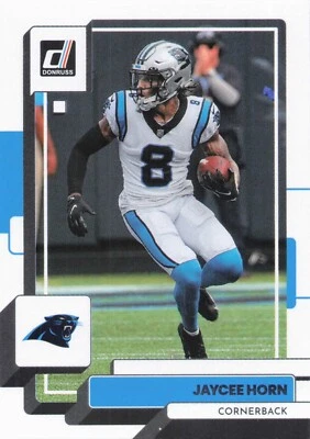2022 DONRUSS #242 JAYCEE HORN CAROLINA PANTHERS FOOTBALL - Image 1 of 2