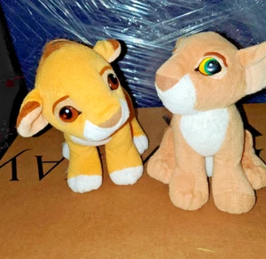 Set Vintage 1993 Authentic Lion King Simba & Nala Plush Toys by Mattel Inc. - Picture 1 of 4