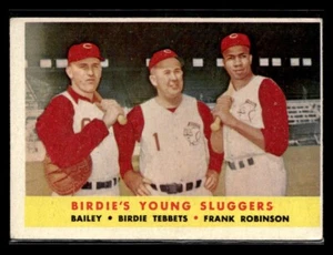 1958 Topps #386 Birdie's Young Sluggers w/ Frank Robinson - VGEX #5436 - Picture 1 of 2